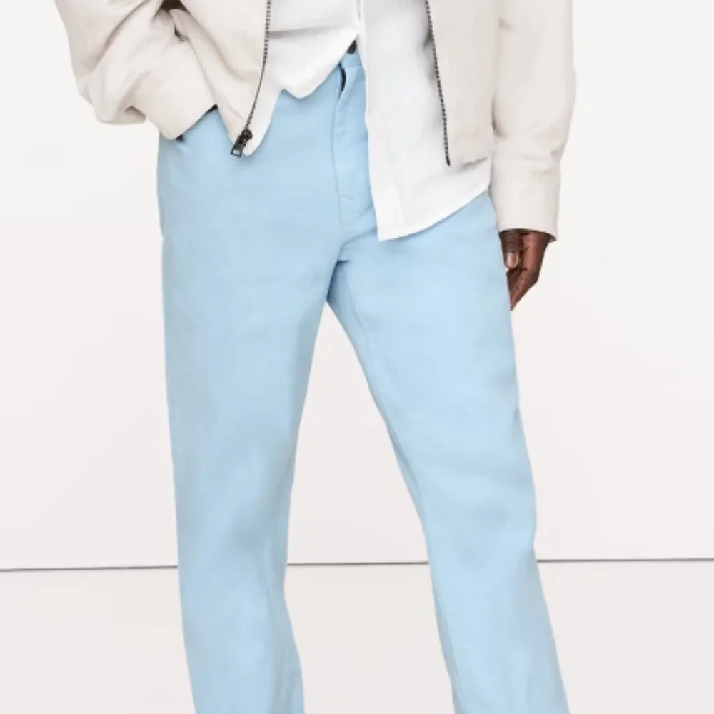 Banana Republic Slim Italian Linen-Cotton Traveler Pant 36W x 32L